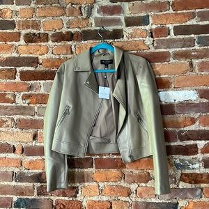 Tan Leather Jacker